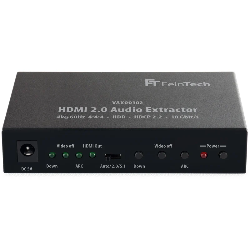 VAX00102 HDMI Audio Extractor | 4K 60Hz | ARC
